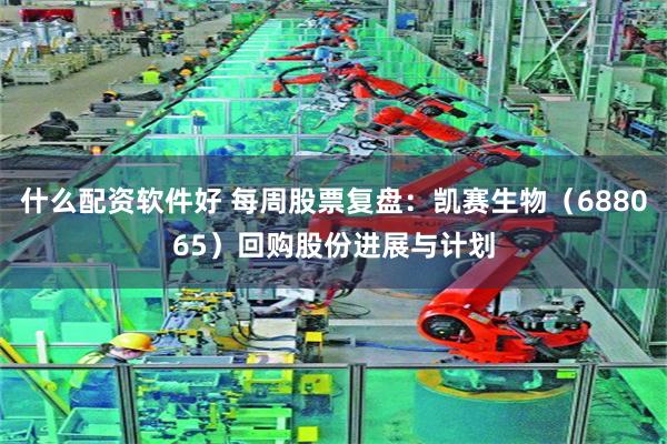 什么配资软件好 每周股票复盘：凯赛生物（688065）回购股份进展与计划