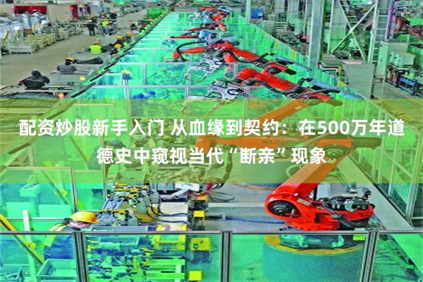 配资炒股新手入门 从血缘到契约：在500万年道德史中窥视当代“断亲”现象