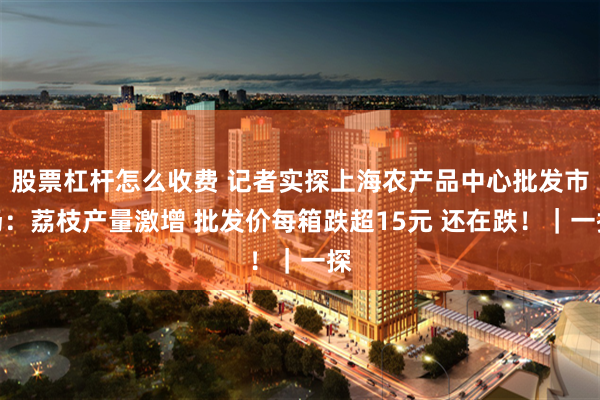 股票杠杆怎么收费 记者实探上海农产品中心批发市场：荔枝产量激增 批发价每箱跌超15元 还在跌！｜一探