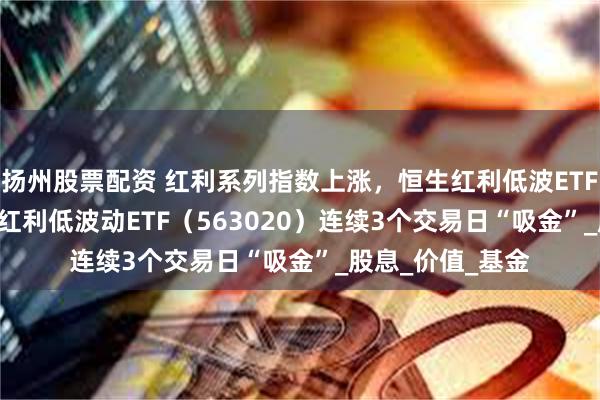 扬州股票配资 红利系列指数上涨，恒生红利低波ETF（159545）、红利低波动ETF（563020）连续3个交易日“吸金”_股息_价值_基金