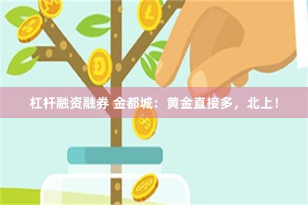 杠杆融资融券 金都城：黄金直接多，北上！
