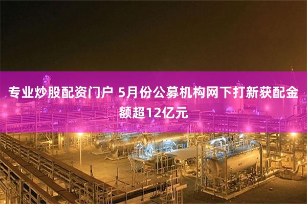 专业炒股配资门户 5月份公募机构网下打新获配金额超12亿元