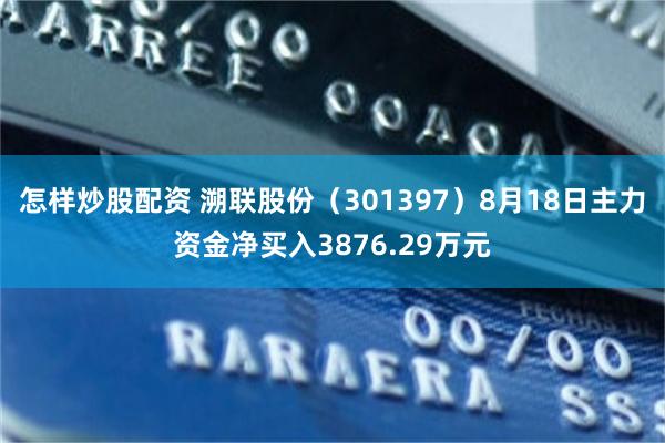 怎样炒股配资 溯联股份（301397）8月18日主力资金净买入3876.29万元