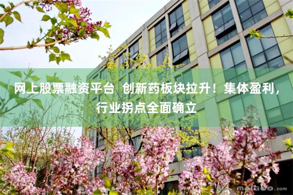 网上股票融资平台  创新药板块拉升！集体盈利，行业拐点全面确立