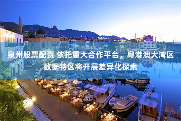 泉州股票配资 依托重大合作平台，粤港澳大湾区数据特区将开展差异化探索