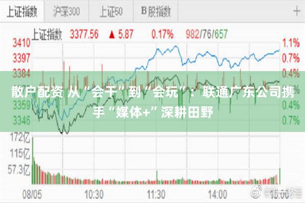 散户配资 从“会干”到“会玩”：联通广东公司携手“媒体+”深耕田野