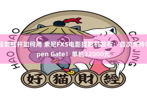股票杠杆如何用 索尼FX5电影摄影机发布：首次支持Open Gate！单机32000元
