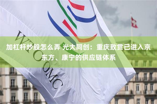 加杠杆炒股怎么弄 光大同创：重庆致贯已进入京东方、康宁的供应链体系