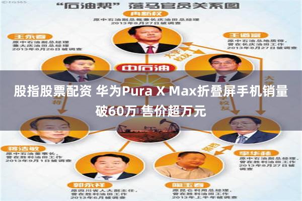 股指股票配资 华为Pura X Max折叠屏手机销量破60万 售价超万元