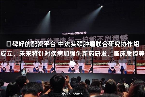 口碑好的配资平台 中法头颈肿瘤联合研究协作组成立，未来将针对疾病加强创新药研发、临床质控等