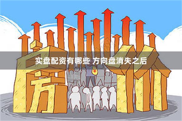 实盘配资有哪些 方向盘消失之后