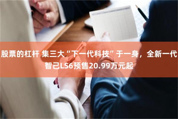 股票的杠杆 集三大“下一代科技”于一身，全新一代智己LS6预售20.99万元起