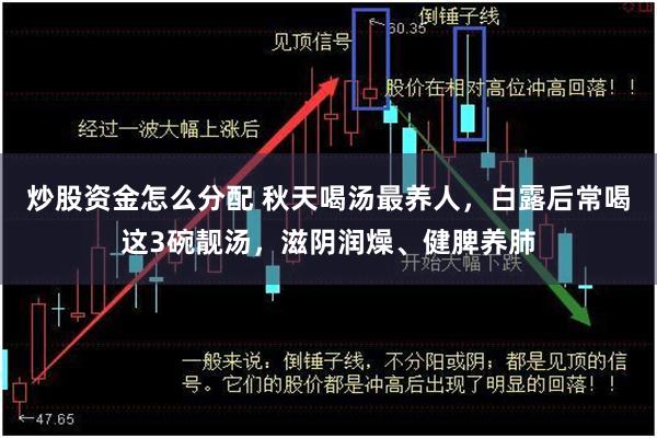 炒股资金怎么分配 秋天喝汤最养人，白露后常喝这3碗靓汤，滋阴润燥、健脾养肺